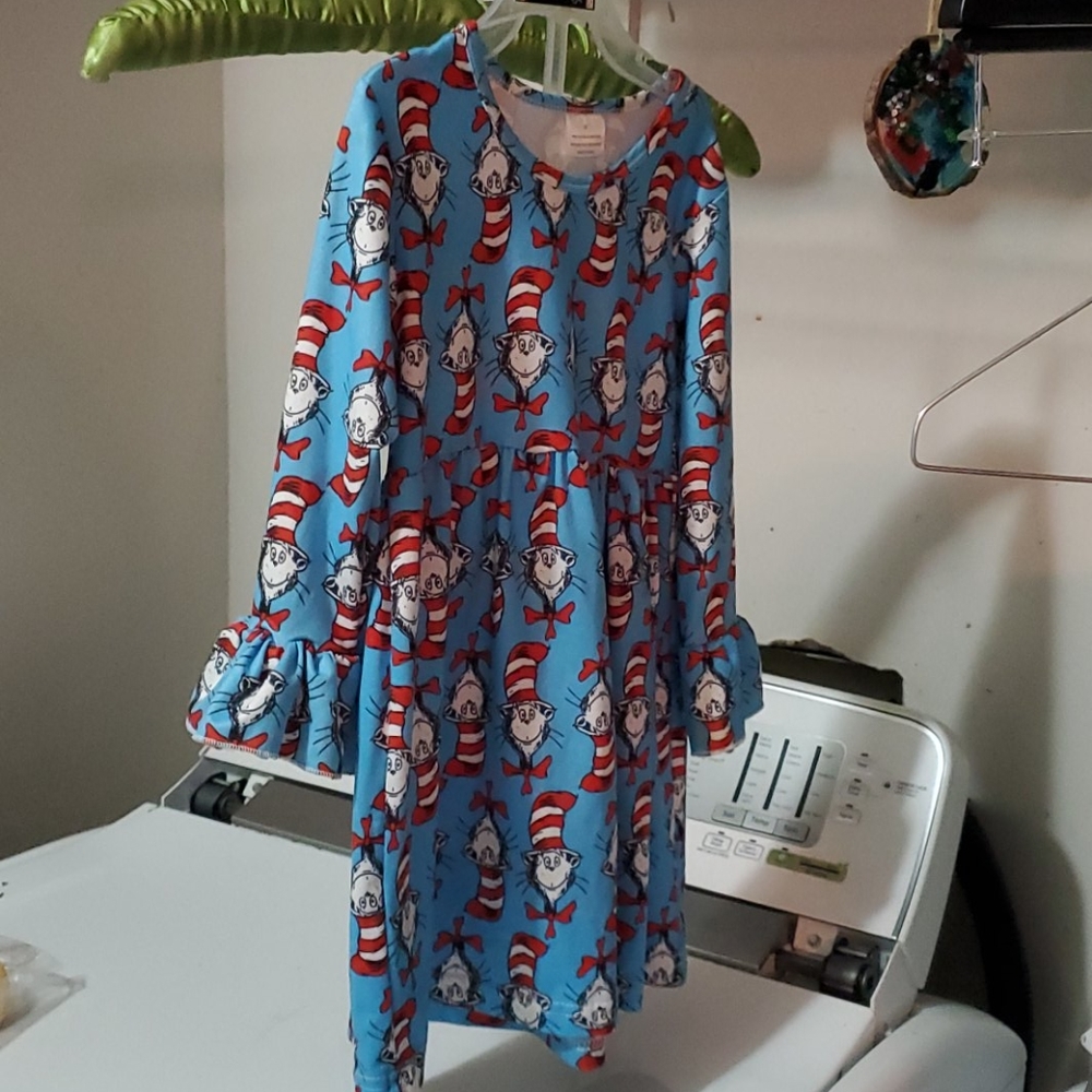Dr suess girls dress